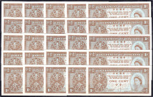 Ausland
Hong-Kong
25x 1 Cent (1961-1971). Signature J.J. Cowperthwaite. I. Pick 325a.