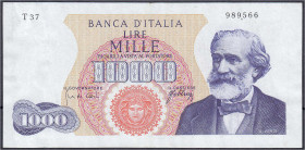 Ausland
Italien
1000 Lire 20.5.1966. I- Pick 96d.