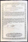 Ausland
Italien-Neapel
Kreditschein der Banco delle due Sicilie 1808. Cassa di corte Rame. III, in der Falte eingerissen