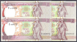 Ausland
Malta
4x 2 Liri L. 1967 (1994). I- Pick.. 45.