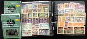 Ausland
Österreich
Notgeldscheine, schöne und saubere Sammlung von ca. 3800 Stück. Darunter viele komplette Serien, Kleinbögen und gute Erhaltungen....