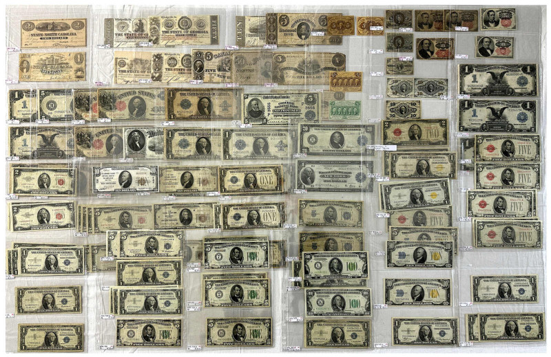 Ausland
Vereinigte Staaten von Amerika
Händlernachlass von ca. 177 Banknoten a...