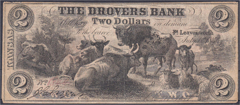 Ausland
Vereinigte Staaten von Amerika
Fort Leavenworth Kansas, Drovers Bank, ...