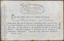 Altdeutschland
Schleswig-Holstein
2 Reichsthaler 24 Schilling 8.4.1808, Altona. Mit achteckigen Trockenstempeln. III, kl. Einriße, selten. Grabowski...