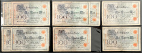 Die deutschen Banknoten ab 1871 nach Rosenberg
Deutsches Reich, 1871-1945
10x 100 Mark (Blauer Hunderter) 1.7.1898. III-IV. Rosenberg 17. Grabowski....