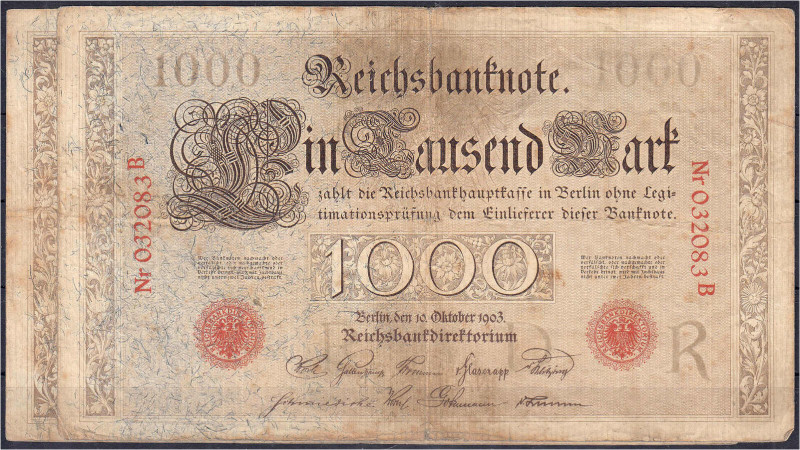 Die deutschen Banknoten ab 1871 nach Rosenberg
Deutsches Reich, 1871-1945
2x 1...