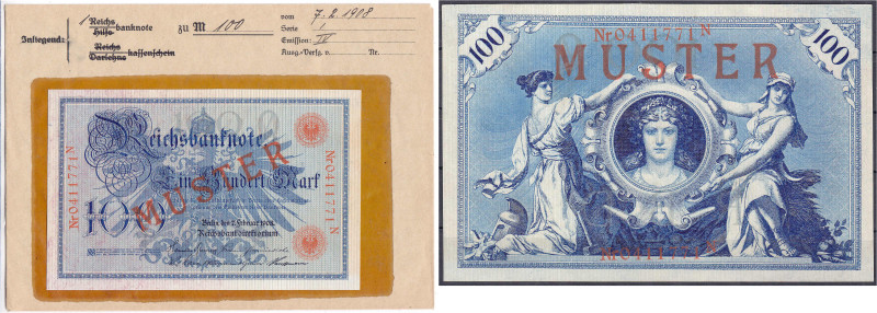 Die deutschen Banknoten ab 1871 nach Rosenberg
Deutsches Reich, 1871-1945
100 ...