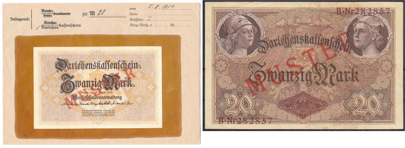 Die deutschen Banknoten ab 1871 nach Rosenberg
Deutsches Reich, 1871-1945
20 M...