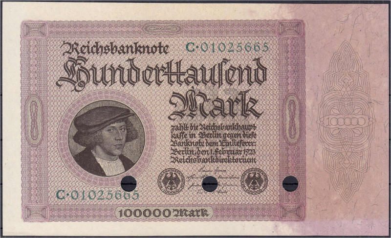 Die deutschen Banknoten ab 1871 nach Rosenberg
Deutsches Reich, 1871-1945
100 ...