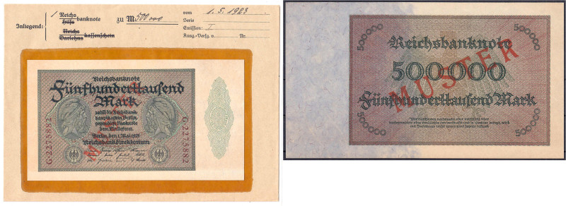 Die deutschen Banknoten ab 1871 nach Rosenberg
Deutsches Reich, 1871-1945
500 ...