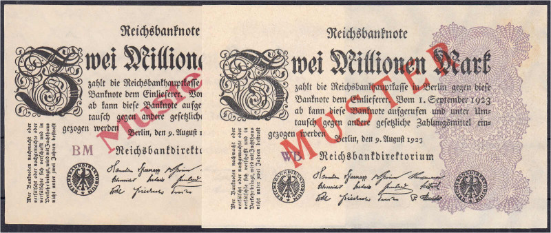 Die deutschen Banknoten ab 1871 nach Rosenberg
Deutsches Reich, 1871-1945
2x 2...