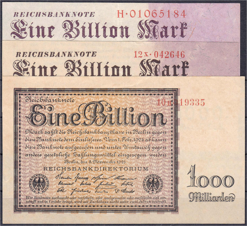 Die deutschen Banknoten ab 1871 nach Rosenberg
Deutsches Reich, 1871-1945
3x 1...