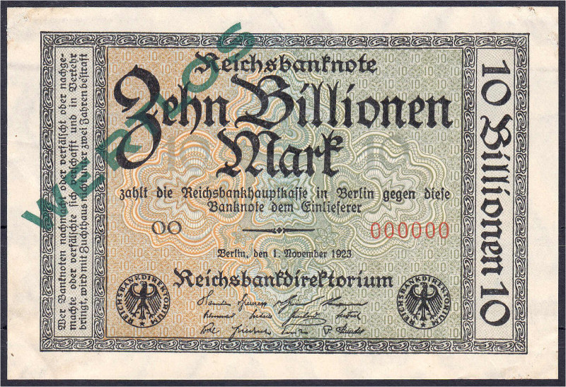 Die deutschen Banknoten ab 1871 nach Rosenberg
Deutsches Reich, 1871-1945
10 B...