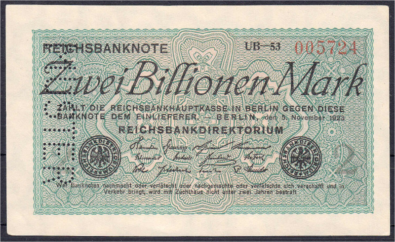 Die deutschen Banknoten ab 1871 nach Rosenberg
Deutsches Reich, 1871-1945
2 Bi...