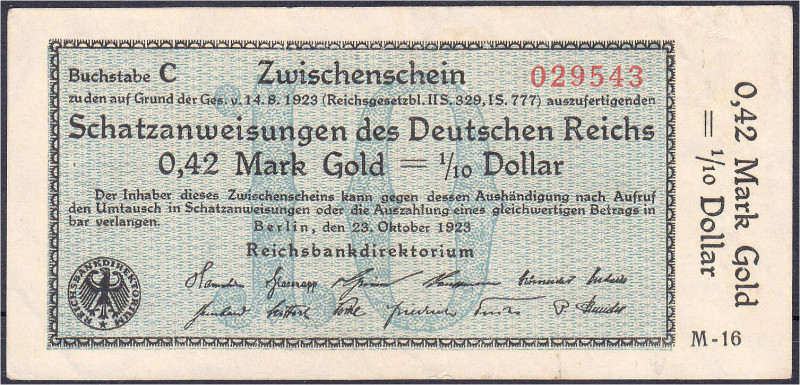 Die deutschen Banknoten ab 1871 nach Rosenberg
Deutsches Reich, 1871-1945
Scha...