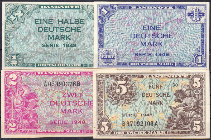 Die deutschen Banknoten ab 1871 nach Rosenberg
Westliche Besatzungszonen und BR...