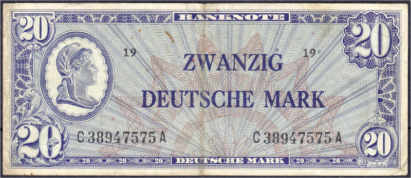 Die deutschen Banknoten ab 1871 nach Rosenberg
Westliche Besatzungszonen und BR...