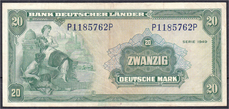 Die deutschen Banknoten ab 1871 nach Rosenberg
Westliche Besatzungszonen und BR...