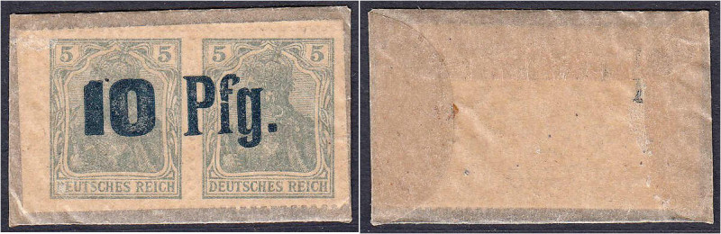 Deutsches Notgeld und KGL
Alfeld (Hannover)
Stadt, 10 Pfg. o.D. Hülle (ungemus...