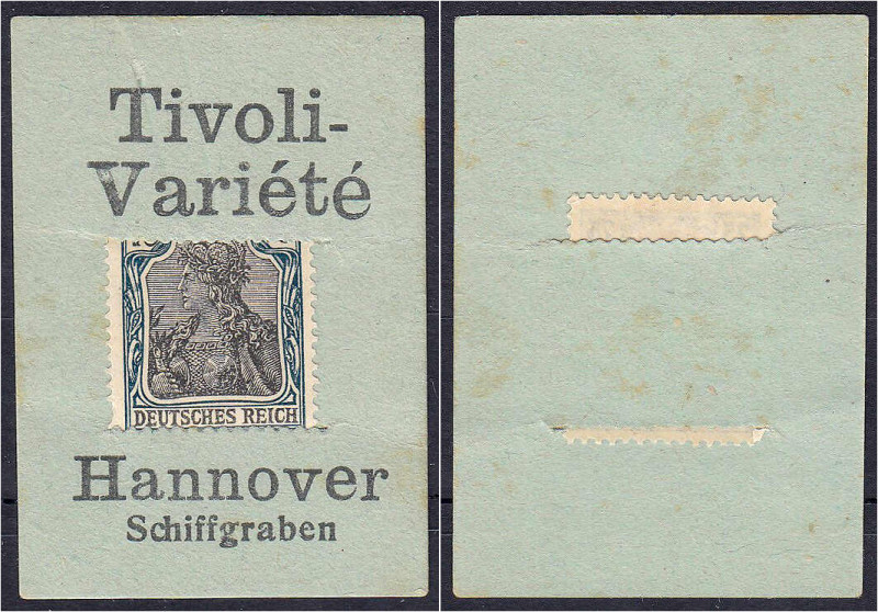 Deutsches Notgeld und KGL
Hannover (Hannover)
Tivoli-Variete, 75 Pfg. o.D. Kar...