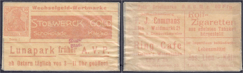 Deutsches Notgeld und KGL
Köln (Rheinland)
Stollwerck Gold, Schokolade, Kakao,...