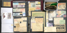 Lots
Deutschland
Notgeldscheine, Sammlung von ca. 600 Scheinen, überwiegend Serien- und kleingeldscheine, aber auch aus der Zeit 1945. Dabei KUF Gmb...