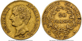 Napoleon gold 20 Francs L'An 12 (1803/4)-A XF45 NGC, Paris mint, KM651. Premier Consul. HID09801242017 © 2024 Heritage Auctions | All Rights Reserved