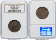 Louis XVIII Essai 5 Centimes 1821 MS63 NGC, Maz-760. A difficult minor type to encounter, featuring a fully struck portrait of Louis XVIII. HID0980124...