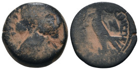 Greek. Cleopatra Bronze Æ. artificial sandpatina. Weight 8,12 gr - Diameter 19 mm
