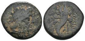 Phoenicia. Marathos. (1st Century BC) Æ Bronze. Obv: laureate head of Zeus right. Rev: double-cornucopia. Weight 7,69 gr - Diameter 19 mm