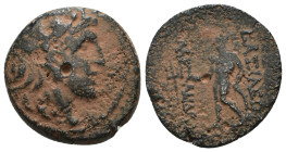 Seleucid Kingdom. Alexander I. Balas. (152-145 BC). Bronze Æ. Antioch. artificial sandpatina. Weight 4,55 gr - Diameter 15 mm
