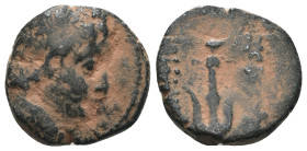 Seleucid Kingdom. Alexander II. Zabinas. (128-122 BC). Bronze Æ. Antioch. artificial sandpatina. Weight 3,22 gr - Diameter 14 mm
