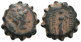 Seleucid Kingdom. Alexander II. Zabinas. (128-122 BC). Bronze Æ. Antioch. artificial sandpatina. Weight 5,84 gr - Diameter 15 mm
