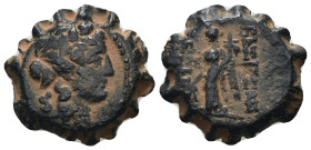 Seleucid Kingdom. Alexander II. Zabinas. (128-122 BC). Bronze Æ. Antioch. artificial sandpatina. Weight 6,01 gr - Diameter 17 mm