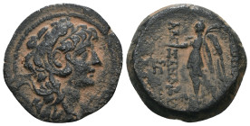 Seleucid Kingdom. Alexander II. Zabinas. (128-122 BC). Bronze Æ. Antioch. artificial sandpatina. Weight 6,60 gr - Diameter 18 mm