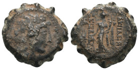 Seleucid Kingdom. Alexander II. Zabinas. (128-122 BC). Bronze Æ. Antioch. artificial sandpatina. Weight 6,76 gr - Diameter 17 mm