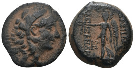 Seleucid Kingdom. Alexander II. Zabinas. (128-122 BC). Bronze Æ. Antioch. artificial sandpatina. Weight 7,14 gr - Diameter 18 mm