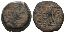 Seleucid Kingdom. Alexander II. Zabinas. (128-122 BC). Bronze Æ. Antioch. artificial sandpatina. Weight 7,55 gr - Diameter 16 mm