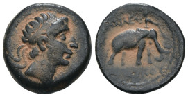 Seleucid Kingdom. Antiochos I. Soter. artificial sandpatina.(280-261 BC). Bronze Æ. Antioch. Weight 5,56 gr - Diameter 16 mm