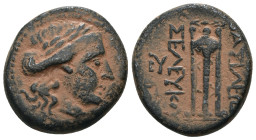 Seleucid Kingdom. Antiochos II. Theos. (261-246 BC). Bronze Æ. Antioch. artificial sandpatina. Weight 7,71 gr - Diameter 19 mm