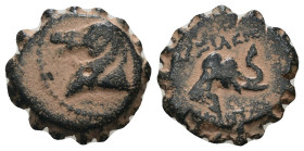 Seleucid Kingdom. Demetrios I. Soter. (162-150 BC). Bronze Æ. Antioch. artificial sandpatina. Weight 2,99 gr - Diameter 12 mm