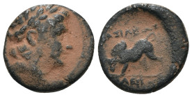 Seleucid Kingdom. Demetrios I. Soter. (162-150 BC). Bronze Æ. Antioch. artificial sandpatina. Weight 3,28 gr - Diameter 14 mm