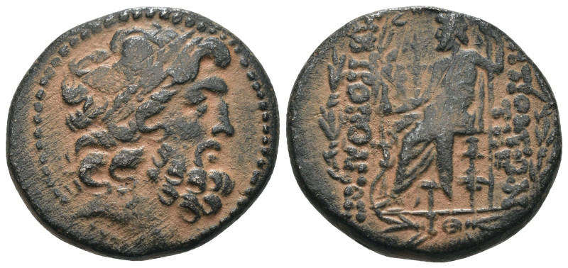 Syria. (41-16BC). autonomous Æ Tetrachalkon. Antioch. artificial sandpatina. Wei...