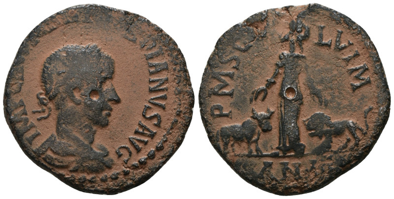 Gordian III. (238-244 AD) Æ Bronze. Moesia Superoir. Viminacium. Obv: laureate b...