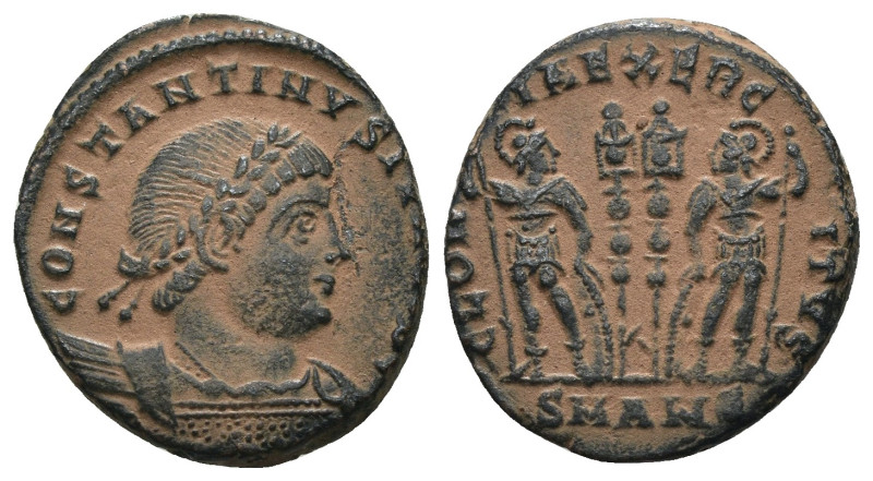 Constantinus I. (306-337 AD). Æ Follis. Antioch. Obv: CONSTANTINVS MAX AVG. pear...