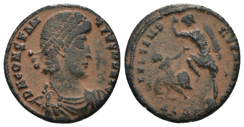 Constantinus II. (351-354 AD). Follis. Alexandria. Obv: D N CONSTANTIVS P F AVG....