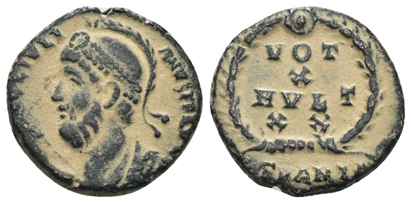 Julianus II. Apostata. (361-363 AD). Æ Follis. Antioch. Obv: D N FL CL IVLIANVS ...