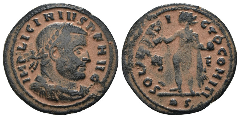 Licinius I. (308-324 AD). Follis. Antioch. Obv: IMP C LIC LICINIVS P F AVG. laur...