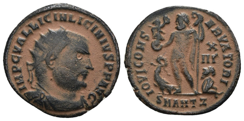 Licinius I. (321-323 AD). Follis. Antioch. Obv: IMP C VAL LICIN LICINIVS P F AVG...