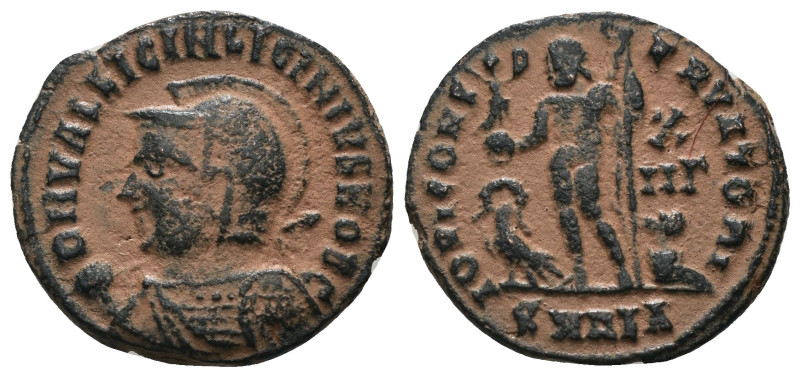 Licinius II. (317-324 AD). Follis. Alexandria. Obv: D N VAL LICIN LICINIVS NOB C...